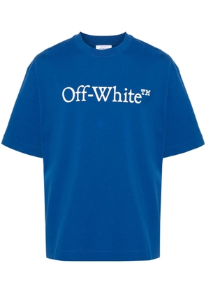 Off-White Big Bookish Skate cotton T-shirt - Blue