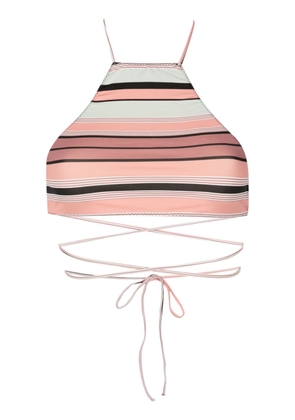 Clube Bossa Chung striped bikini top - Multicolour