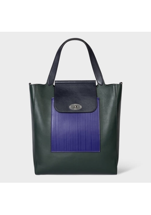 Paul Smith Mulberry x Paul Smith - Mulberry Green Antony Tote Bag Blue