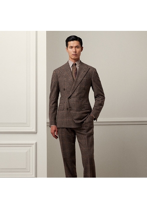 Kent Hand-Tailored Plaid Wool Suit