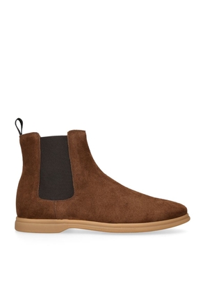 Eleventy Suede Chelsea Boots