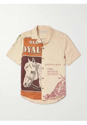 One Of These Days - Loyalty Camp-Collar Printed Lyocell-Twill Shirt - Men - Neutrals - S