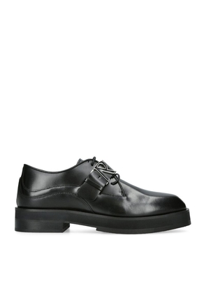 Represent Leather Buckle Derby Shoes