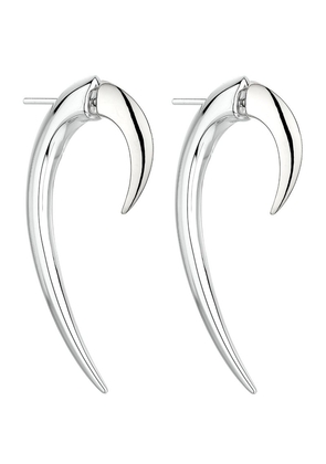 Shaun Leane Sterling Silver Hook Earrings (Size 1)