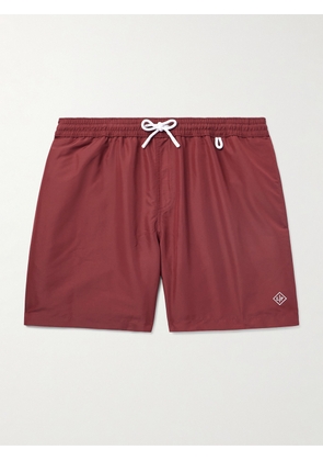 Loro Piana - Bay Straight-Leg Mid-Length Swim Shorts - Men - Red - XS