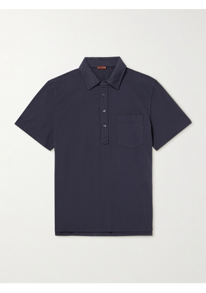 Barena - Garment-Dyed Cotton-Jersey Polo Shirt - Men - Blue - S