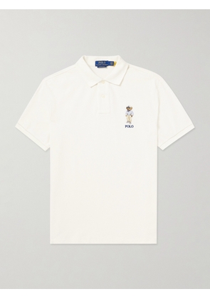 Polo Ralph Lauren - Logo-Embroidered Cotton-Piqué Polo Shirt - Men - White - XS
