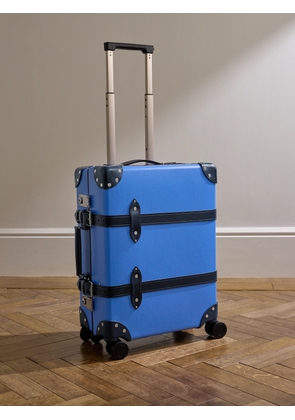Globe-Trotter - Centenary Leather-Trimmed Carry-On Suitcase - Men - Blue