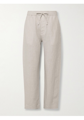 Rag & Bone - Bradford Straight-Leg Linen Drawstring Trousers - Men - Gray - UK/US 29