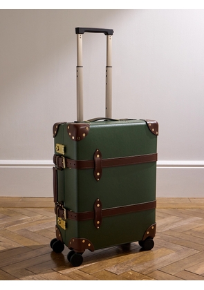 Globe-Trotter - Centenary Leather-Trimmed Carry-On Suitcase - Men - Green
