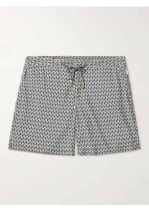 Orlebar Brown - Bulldog Slim-Fit Mid-Length Printed Recycled Swim Shorts - Men - Gray - UK/US 28