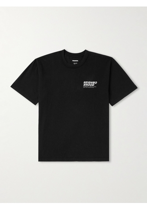 Neighborhood - Logo-Print Cotton-Jersey T-Shirt - Men - Black - XS