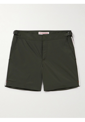 Orlebar Brown - Bulldog Straight-Leg Mid-Length Swim Shorts - Men - Green - UK/US 28