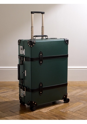 Globe-Trotter - No Time To Die Leather-Trimmed Vulcanised Fibreboard Check-In Suitcase - Men - Green