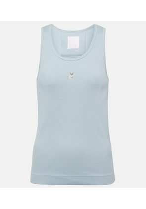 Givenchy 4G ribbed-knit cotton-blend tank top