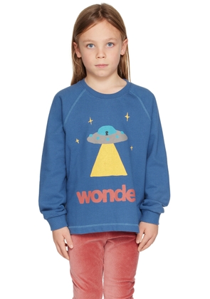 Jellymallow Kids Blue Spaceship Sweatshirt