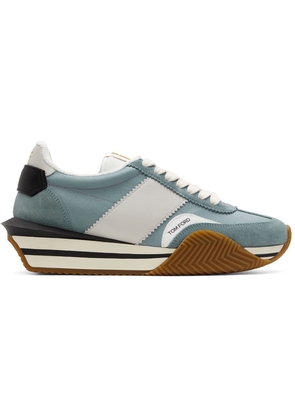 TOM FORD Blue James Low-Top Sneakers