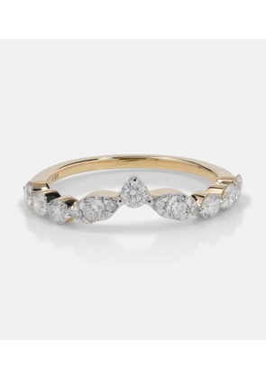 Stone and Strand Muse Tiara 10kt gold ring with diamonds