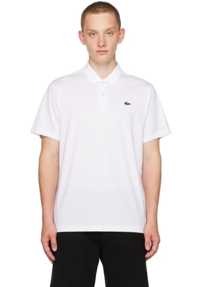 Lacoste White Regular-Fit Polo
