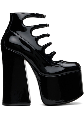 Marc Jacobs Black 'The Patent Leather Kiki' Heels