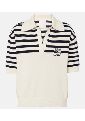 Givenchy 4G striped polo sweater