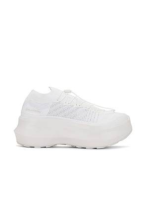 COMME des GARCONS Homme Plus x Salomon Pulsar Platform Shoe in White - White. Size UK10.5 (also in ).