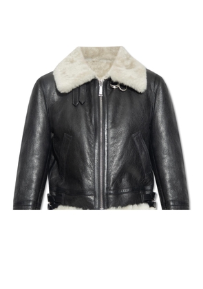 Dsquared2 Shearling Jacket With Logo