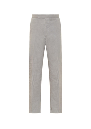 Thom Browne Low-Rise Stripe-Pattern Tailored Trousers