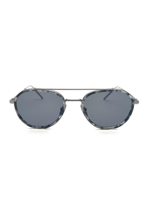 Thom Browne Oval Frame Sunglasses