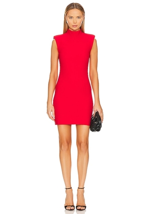 Amanda Uprichard Tempe Mini Dress in Red. Size L, S, XL, XS.