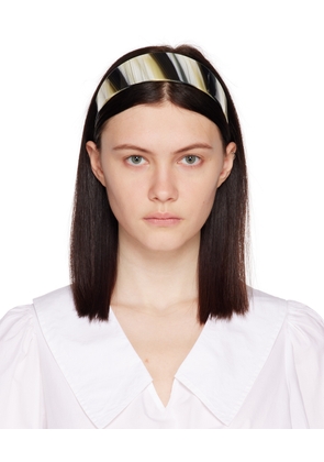 Sophie Buhai Yellow & Brown Bessette Headband