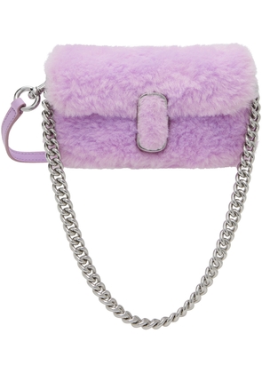 Marc Jacobs Purple 'The Mini Faux-Fur' Bag