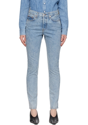 WARDROBE.NYC Blue Denim Jeans