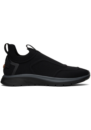 ZEGNA Black Slip-On Sneakers
