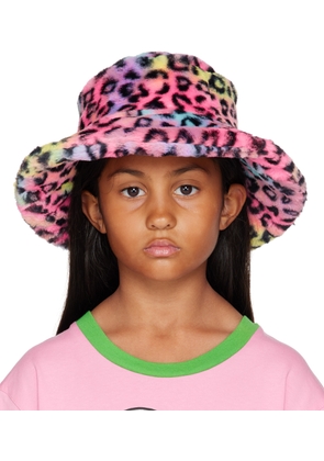 NZKidzzz Kids Multicolor Leopard Bucket Hat