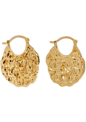 Veneda Carter SSENSE Exclusive Gold Small Pendant Earrings