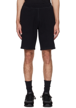 Sunspel Black Relaxed-Fit Shorts