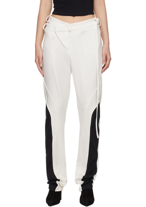 Ottolinger White Asymmetric Trousers