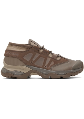Salomon Brown & Taupe Jungle Ultra Low Advanced Sneakers