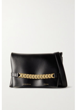 Victoria Beckham - Chain-embellished Leather Clutch - Black - One size