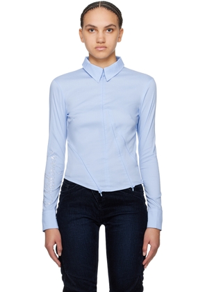 Ottolinger Blue Zip Shirt