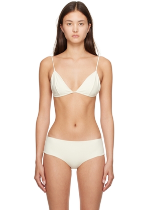 The Row Off-White Fotini Bikini Top