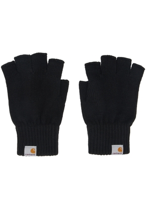 Carhartt Work In Progress Black Fingerless Gloves