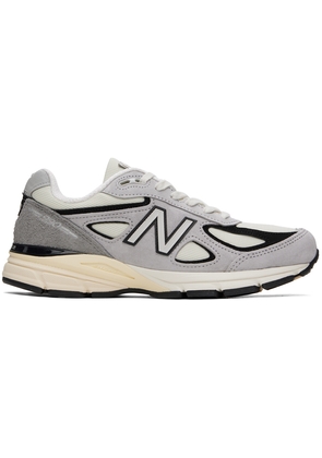 New Balance Gray Made In USA 990v4 Sneakers