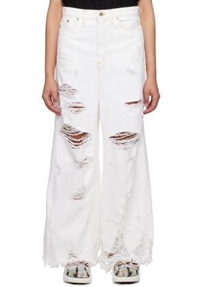 doublet White Destroyed Jeans