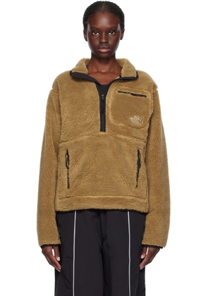 The North Face Tan Extreme Pile Sweatshirt