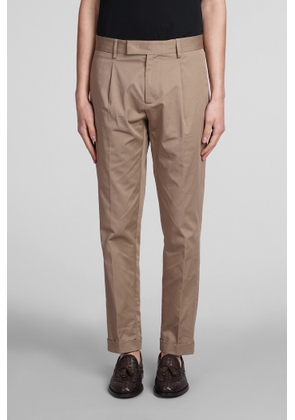 Low Brand Oyster Pants In Beige Cotton
