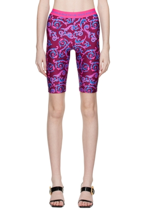 Versace Jeans Couture Pink Sketch Shorts