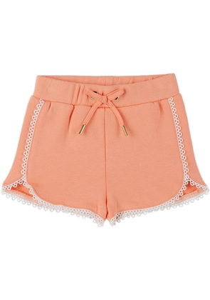 Chloé Baby Pink Drawstring Shorts