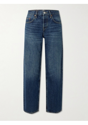 RE/DONE - + Net Sustain Mid-rise Wide-leg Organic Jeans - Blue - 23,24,25,26,27,28,29,30